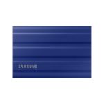 Imagen del disco duro externo Samsung MU-PE2T0R, con capacidad de 2 TB y conexión USB Tipo C 3.2 Gen 2 en color azul. SKU MU-PE2T0R/EU.