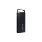 Disco duro externo Samsung MU-PH2T0S con capacidad de 2 TB y conexión USB 3.2 Gen 1 en color negro. SKU: MU-PH2T0S/EU