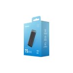 Imagen del disco duro externo Samsung MU-PH8T0S de 8 TB, USB 3.2 Gen 1, en color negro. SKU: MU-PH8T0S/EU.