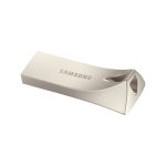 Memoria flash USB Samsung de 64 GB con conector USB tipo A 3.2 Gen 1 en color plata, modelo MUF-64BE3/APC