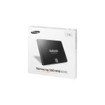 Samsung 850 EVO con capacidad de 2 TB, tipo 2.5 pulgadas Serial ATA III MLC, SKU MZ-75E2T0B/EU