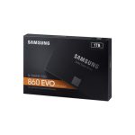 Disco duro SSD Samsung 860 EVO de 1 TB con interfaz SATA III y memoria MLC, SKU MZ-76E1T0B/EU