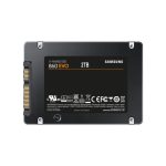 Samsung 860 EVO SSD de 2TB, factor de forma 2.5 pulgadas, con interfaz SATA III y tecnología MLC, SKU MZ-76E2T0B/EU