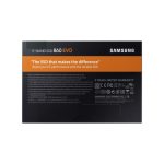 Disco duro sólido Samsung 860 EVO de 4 TB con tecnología V-NAND MLC, interfaz Serial ATA III, SKU MZ-76E4T0B/EU.