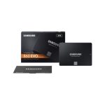 Disco duro sólido Samsung 860 EVO de 4 TB con tecnología V-NAND MLC, interfaz Serial ATA III, SKU MZ-76E4T0B/EU.