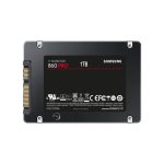 Disco duro sólido Samsung 860 PRO con 1 TB de capacidad, interfaz Serial ATA III y tecnología V-NAND MLC. SKU: MZ-76P1T0B/EU