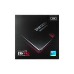 Imagen del disco duro SSD Samsung 850 PRO de 1TB con tecnología 3D MLC, ideal para almacenamiento rápido y eficiente. SKU: MZ-7KE1T0BW