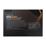Disco duro Samsung 970 EVO con 250 GB de capacidad, formato M.2, interfaz PCI Express 3.0 y memoria V-NAND MLC. SKU: MZ-V7E250BW