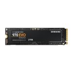 Samsung 970 EVO SSD M.2 de 2 TB con tecnología PCI Express 3.0, NVMe y V-NAND MLC, SKU MZ-V7E2T0BW
