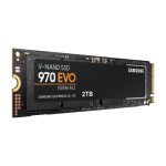 Samsung 970 EVO SSD M.2 de 2 TB con tecnología PCI Express 3.0, NVMe y V-NAND MLC, SKU MZ-V7E2T0BW