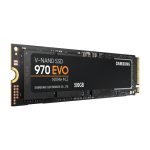 Disco duro Samsung 970 EVO SSD de 500 GB, formato M.2, interfaz PCI Express 3.0, tecnología NVMe y V-NAND MLC. SKU: MZ-V7E500BW