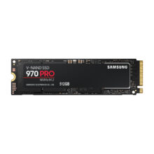 SSD Samsung 970 PRO con capacidad de 512 GB, interfaz M.2 PCI Express 3.0 NVMe y tecnología V-NAND MLC, SKU MZ-V7P512BW