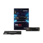 SSD Samsung 990 PRO de 1 TB M.2 con PCI Express 4.0 NVMe y tecnología V-NAND MLC, modelo MZ-V9P1T0BW