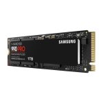 SSD Samsung 990 PRO de 1 TB M.2 con PCI Express 4.0 NVMe y tecnología V-NAND MLC, modelo MZ-V9P1T0BW