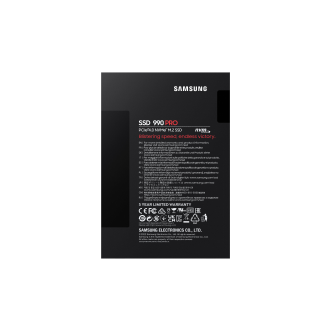 Samsung 990 PRO 4 TB M.2 PCI Express 4.0 NVMe V-NAND MLC 5 razones para comprar el Samsung 990 PRO 4 TB M.2 PCI Express 4.0 NVMe V-NAND MLC