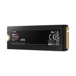 Disco duro Samsung 990 Pro de 4 TB, tipo M.2 con PCI Express 4.0 y tecnología NVMe V-NAND TLC. SKU: MZ-V9P4T0CW