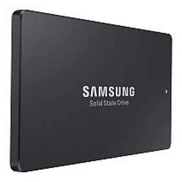 Imagen de la unidad de estado sólido Samsung con capacidad de 960 GB, tamaño 2.5 pulgadas, interfaz Serial ATA III, SKU MZ7L3960HCJR-00A07.