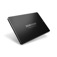 Imagen del disco duro Samsung PM883 de 960GB con interfaz Serial ATA III, modelo MZ7LH960HAJR-00005. Tamaño de 2.5 pulgadas.