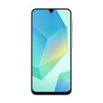 Imagen del Samsung Galaxy A16 con pantalla de 17 cm (6.7 pulgadas), ranura híbrida Dual SIM, 4G, USB Tipo C, 8 GB RAM, 256 GB almacenamiento y batería de 5000 mAh en color gris. SKU: SM-A165FZACEUE