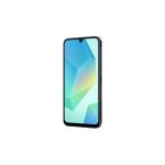 Smartphone Samsung Galaxy A16 con pantalla de 17 cm (6.7 pulgadas), ranura híbrida dual SIM, conectividad 4G, USB Tipo C, 8 GB de RAM, 256 GB de almacenamiento y batería de 5000 mAh en color negro. SKU: SM-A165FZKCEUE.