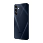 Samsung Galaxy A16 5G en negro y azul con pantalla de 6.7 pulgadas, ranura híbrida, Dual SIM, USB Tipo C, 8 GB de RAM, 256 GB de almacenamiento y batería de 5000 mAh. SKU: SM-A166BZKIEUE