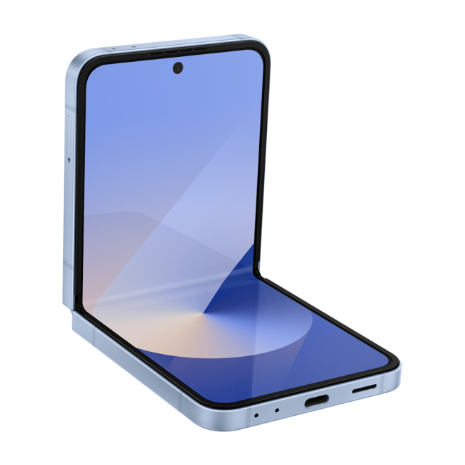 Samsung Galaxy Z Flip6 2 Samsung Galaxy Z Flip6 mostrando su versatilidad