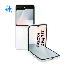 Samsung Galaxy Z Flip7 FE de 17 cm, 5G, 8 GB RAM, 128 GB almacenamiento, batería de 4000 mAh, SKU SM-F761BZWGEUE, color blanco