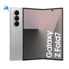 Samsung Galaxy Z Fold7 en color Plata con pantalla de 20,3 cm (8 pulgadas), Android 16.0, 5G, 12 GB de RAM, 256 GB de almacenamiento y batería de 4400 mAh, SKU SM-F966BZSBEUE