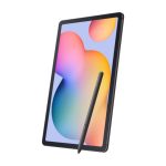 Imagen de Samsung Galaxy Tab S6 Lite 2024 LTE 4G con procesador Samsung Exynos, 64 GB de almacenamiento, pantalla de 10.4 pulgadas, 4 GB de RAM, y conectividad Wi-Fi 5, en color gris. SKU SM-P625NZAAEUE