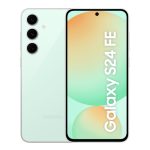 Samsung Galaxy S24 FE con pantalla de 6.7 pulgadas, doble SIM, Android 14, 5G, USB Tipo C, 8 GB de RAM, 256 GB de almacenamiento y batería de 4700 mAh. SKU SM-S721BLGGEUE