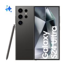 Samsung Galaxy S24 Ultra SM-S928BZKHEUE con pantalla de 6.8 pulgadas, 12 GB RAM, 512 GB almacenamiento, batería de 5000 mAh, doble SIM y USB Tipo C en color negro titanio