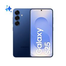 Smartphone Samsung Galaxy S25 con SIM doble, Android 15, 5G, USB tipo C, 12 GB RAM, 128 GB almacenamiento, 4000 mAh, color Marina, SKU SM-S931BDBDEUE