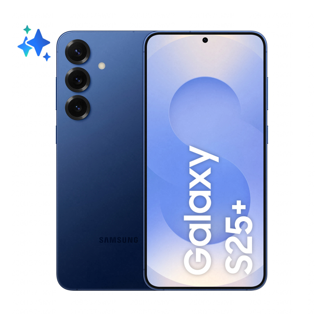 Samsung Galaxy S25+ Smartphone 5G con Android 15 y pantalla de 6.7 pulgadas Samsung Galaxy S25+ con pantalla de 6.7 pulgadas, 12 GB de RAM, 256 GB de almacenamiento y batería de 4900 mAh. SKU: SM-S936BDBDEUE
