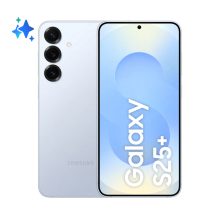 Samsung Galaxy S25+ color azul, pantalla de 17 cm (6.7 pulgadas), dual SIM, Android 15, 5G, puerto USB Tipo C, 12 GB de RAM, 256 GB de almacenamiento y batería de 4900 mAh. Modelo SKU: SM-S936BLBDEUE