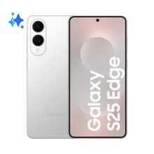 Samsung Galaxy S25 Edge con pantalla 6.7 pulgadas, 12 GB RAM, 256 GB almacenamiento, batería de 3900 mAh, en color Plata. SKU: SM-S937BZSDEUE