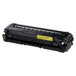 Samsung Cartucho de Tóner Original HP CLT-Y503L amarillo de alta capacidad SU491A, diseñado para impresora LaserJet, rendimiento óptimo y color vibrante