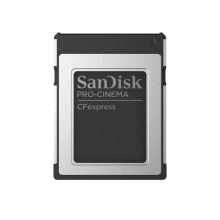 Tarjeta SanDisk PRO-CINEMA CFexpress de 320 GB, ideal para almacenamiento externo, SKU SDCFEC-320G-GN4NN