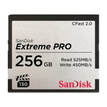 Tarjeta de memoria SanDisk Extreme Pro 256 GB CFast 2.0 con alta velocidad de transferencia, SKU SDCFSP-256G-G46D