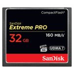 SanDisk 32GB Extreme Pro CF, transferencia rápida de 160MB/s, SKU: SDCFXPS-032G-X46