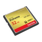 Tarjeta de memoria SanDisk 32GB Extreme CompactFlash con alta velocidad de transferencia SDCFXSB-032G-G46