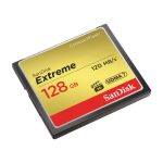 SanDisk CF Extreme 128GB CompactFlash, alta velocidad, almacenamiento externo, SDCFXSB-128G-G46