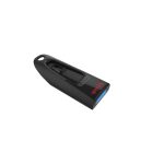 SanDisk Ultra unidad flash USB de 64 GB en color negro, con conectividad USB tipo A 3.2 Gen 1. SKU: SDCZ48-064G-U46