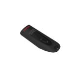 Unidad flash USB SanDisk Ultra de 64 GB tipo A 3.2 Gen 1 en color rojo, SKU SDCZ48-064G-U46R, destacando su gran capacidad de almacenamiento y alta velocidad de transferencia.