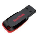 SanDisk Cruzer Blade unidad flash USB 32 GB con conector USB tipo A 2.0 en colores Negro y Rojo, SKU SDCZ50-032G-B35