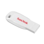 Unidad flash USB SanDisk Cruzer Blade, 16 GB, USB tipo A 2.0 en color blanco, SKU SDCZ50C-016G-B35W