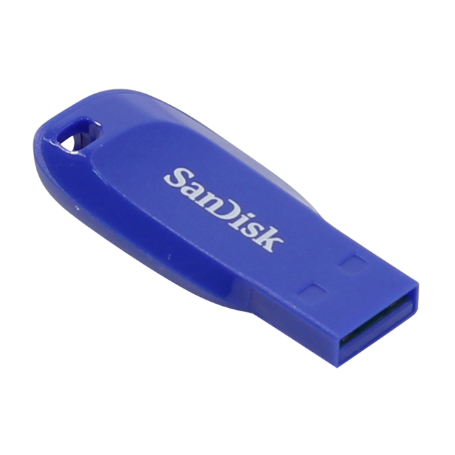 SanDisk unidad flash USB 32 GB tipo A 2.0 Azul SanDisk Cruzer Blade unidad flash USB de 32 GB con conexión USB tipo A 2.0 en color azul. SKU: SDCZ50C-032G-B35BE