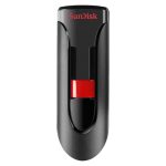 SanDisk Cruzer Glide, unidad flash USB de 256 GB con conexión USB tipo A 2.0 en colores negro y rojo. SKU: SDCZ60-256G-B35