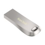 Unidad flash USB SanDisk Ultra Luxe de 64 GB, con conector USB tipo A 3.2 Gen 1 en color plata. SKU: SDCZ74-064G-G46