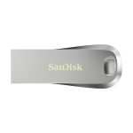 Unidad flash USB SanDisk Ultra Luxe con 128 GB de capacidad, conexión USB tipo A 3.2 Gen 1 y color plata, SKU SDCZ74-128G-G46