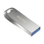 Unidad flash USB SanDisk Ultra Luxe con 128 GB de capacidad, conexión USB tipo A 3.2 Gen 1 y color plata, SKU SDCZ74-128G-G46